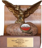 Laureat "Polski Sukces 2001" (2001)